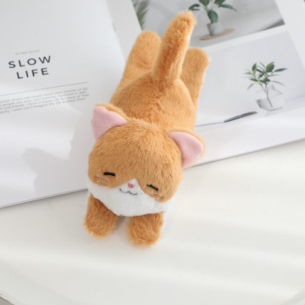 Simulation Cat Plush Slap Bracelet Smile Cat Plush Wrist Band  Birthday Gift