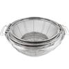 Premium Stainless Steels Strainer Basket For Efficient Draining And Washing Colander with Handle For Kitchen Use