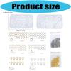 Premium Silikon Engel Flügel Ohrringe Form Schmuckherstellung Form Silikon Textur Geeignet für Handgemachtes Schmuckdesign