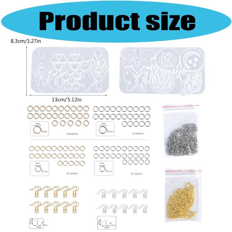 Premium Silikon Engel Flügel Ohrringe Form Schmuckherstellung Form Silikon Textur Geeignet für Handgemachtes Schmuckdesign