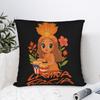 Karol G Tropicoqueta Album Pillowcase Printed Polyester Cushion Cover Decorative Pillow Case Cover Home Square 45X45Cm