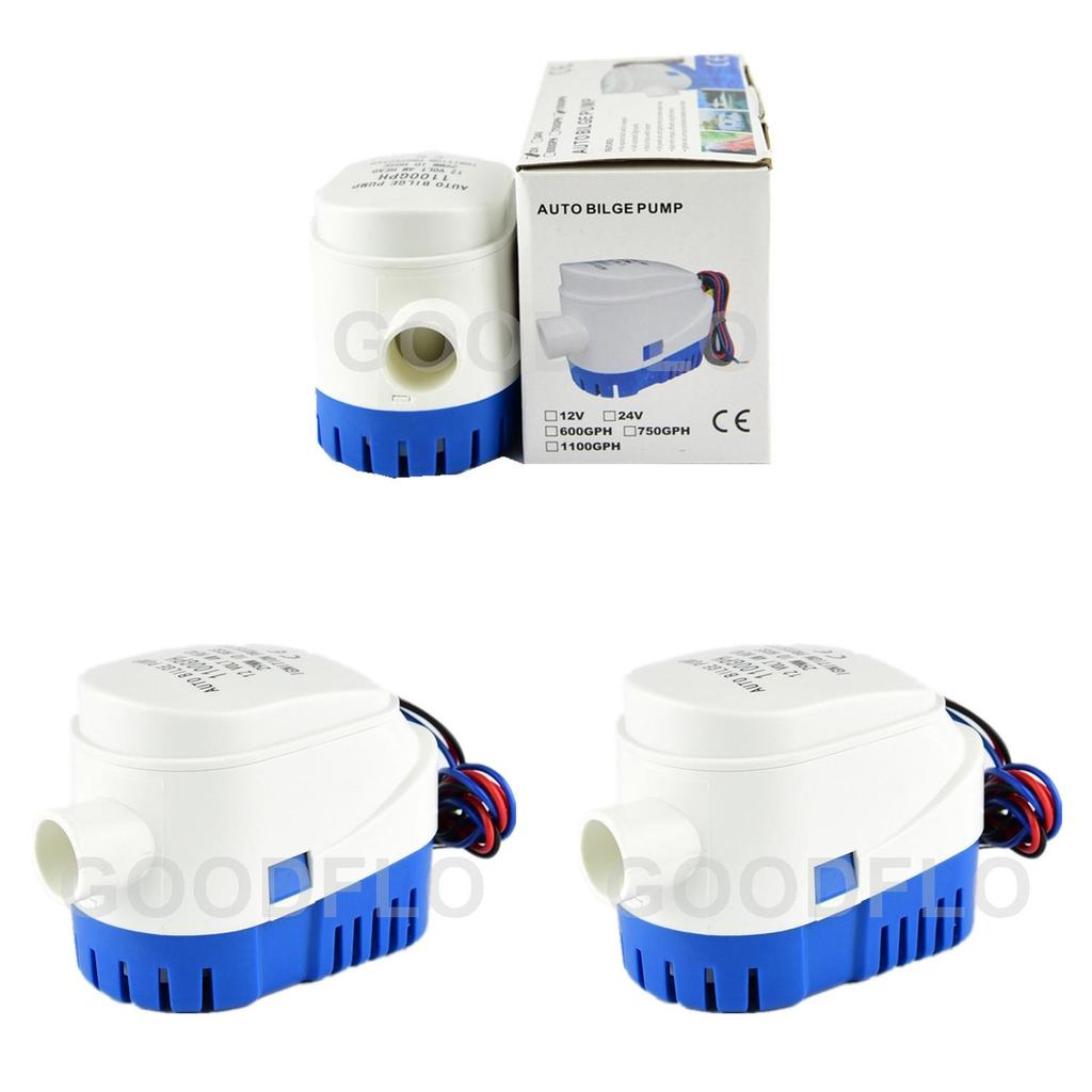 Boat Water Pump 600gph Marine Dc Submersible Pump With Auto Switch For Marine Use