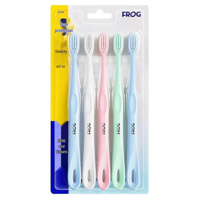 Frog 339 Series Adult Soft Bristle Toothbrush Set