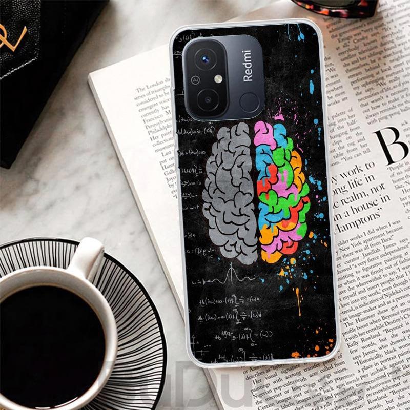 Physics Chemical Mathematics Cover For Xiaomi Redmi 13 13C 14C 12 12C 10 10C 9 9C 9T 9A Phone Case 10A 8A 8 7A 7 6A 6 K80 K70 K6