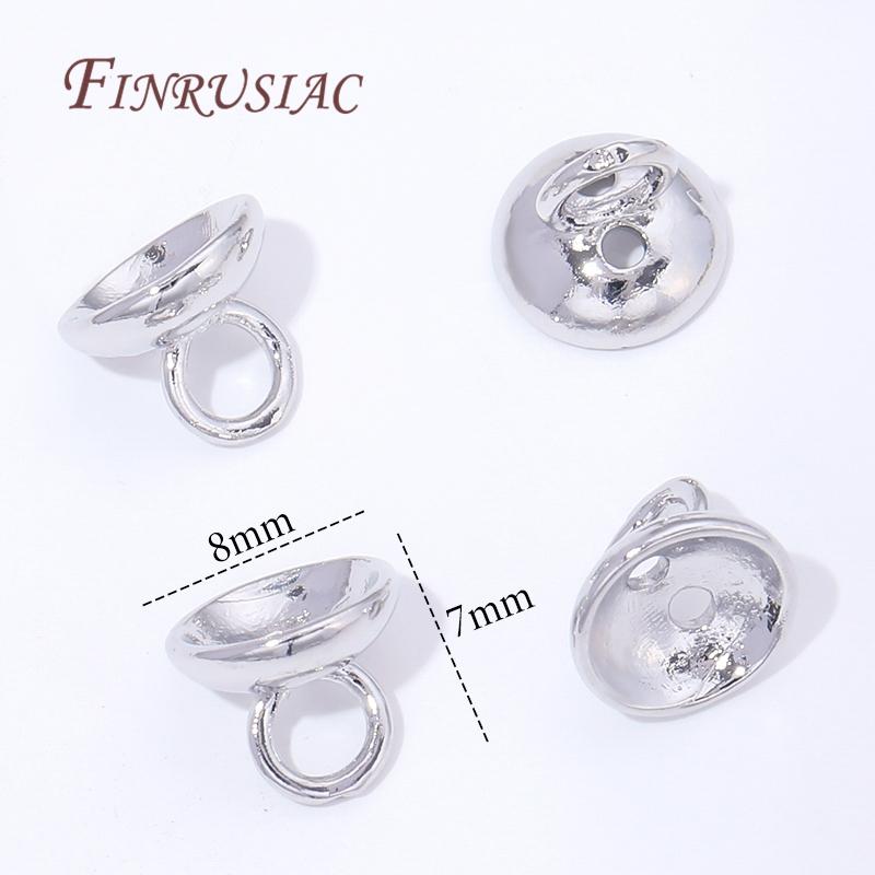 

10/20Pcs 18K Gold Plated Bracelet End Caps with 2 Holes,End Cap For Beads Jewelry Making Supplies 10 pieces