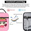 ARALE  Lunch Bag  Convenient Lunch Box Child Travel Print Cooler Bag Kawaii Oxford Thermal Tote Handbags