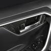 For Toyota RAV4 - Interior Door Handle Surrounds Trims Carbon Fiber