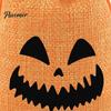 Drawstring Storage Sacks 2 Pcs Halloween Burlap Gift Bags with Drawstring, Trick or Treat Cute Holiday Candy Pouch, Reusable Goodies Bag for