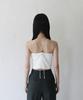 RUBATI Halterneck Wooden Beads Top (Ivory)