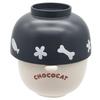 Sanrio Chococat Mini Soup Bowl and Rice Bowl Set 10cm Microwave and Dishwasher A Great Gift for Women and Made In Japan (approx. Diameter), Safe,