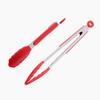 SMVP 12-inch High-Temperature Silicone Tongs