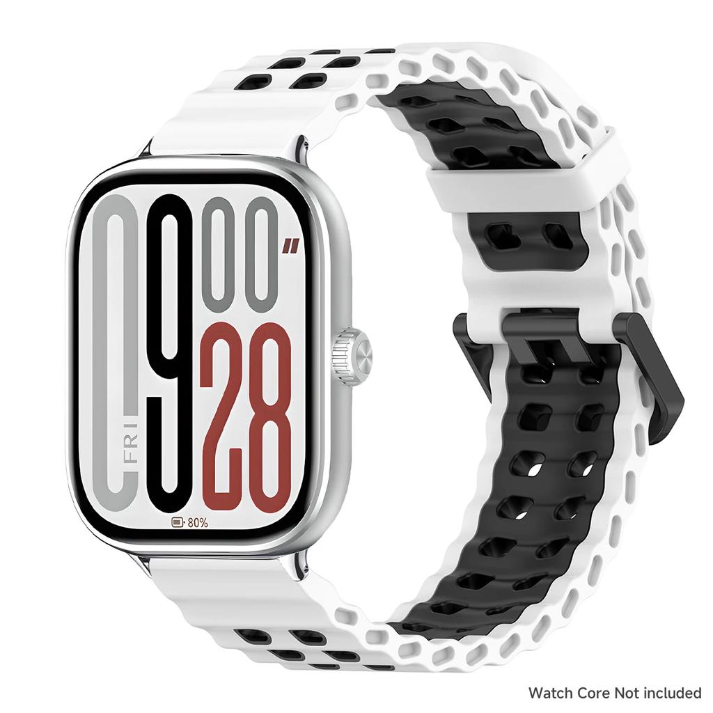 For Redmi Watch 6 5 4 Strap Silicone Wristband For Xiaomi Mi Band 8/9 Pro Band Correa Sport Bracelet Replacement Accessorie