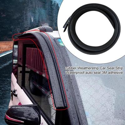 Tira de vedação de borracha para porta de carro, tira de vedação de borracha para janela de carro, protetor de para-brisa de teto, vedação autoadesiva para automóvel