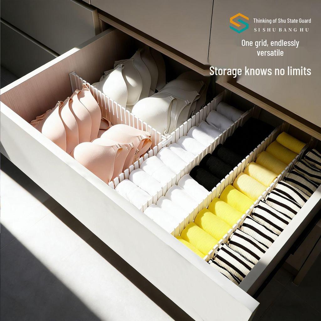 Underwear and Sock Drawer Organizer Divider