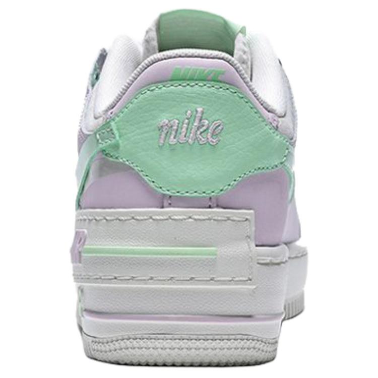 Nike Air Force 1 Shadow Comfortable Fit Sneakers Women Sneakers White Purple Green DZ1847116