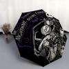 Nightmare Before Christmas Themed Automatic Opening and Closing Umbrella, Brightly Colored 8-rib Portable Umbrella, Suitable for Men and Women, A Perf