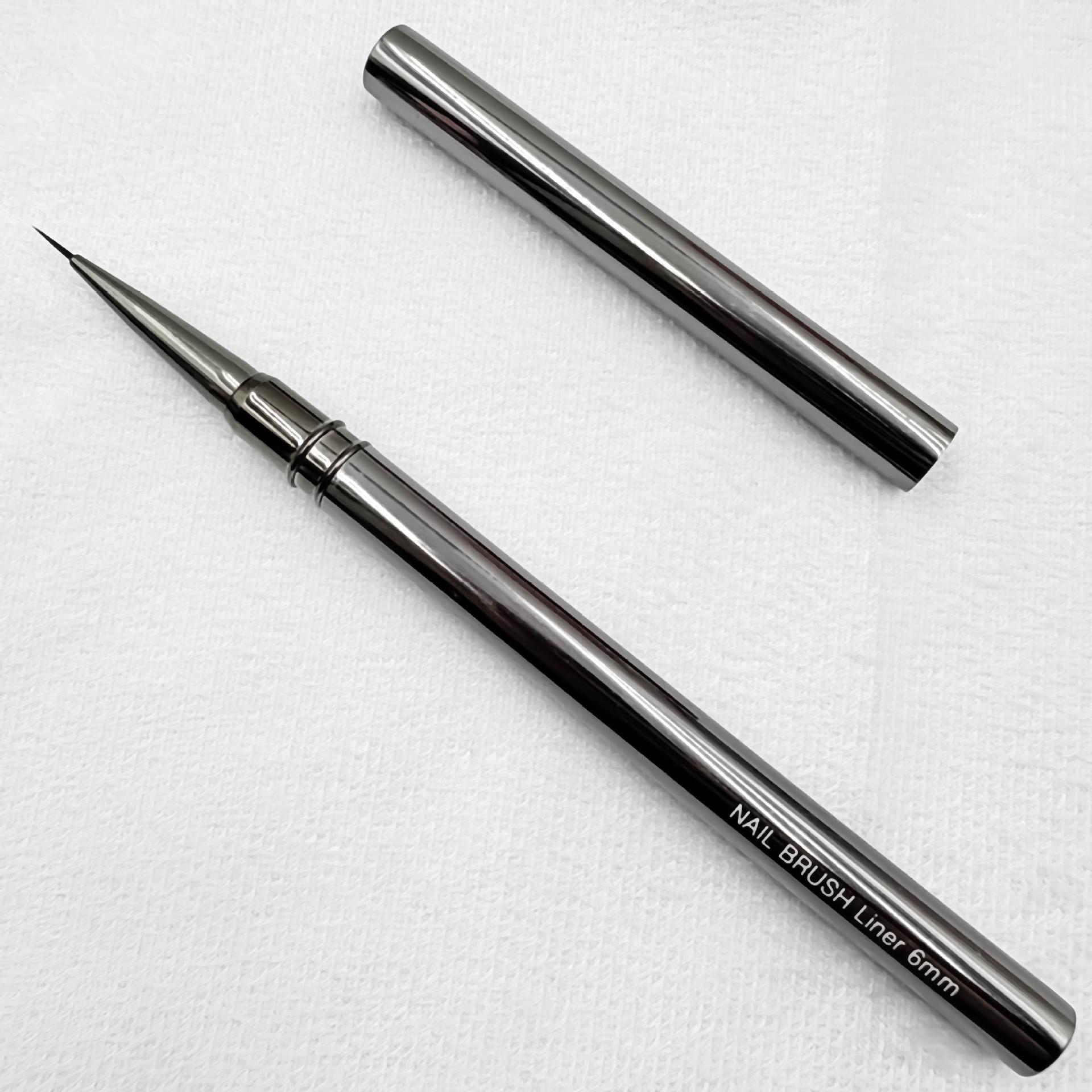 

Cross-Border Gunmetal Nail Art Pen Set: Metal Rod Drawing & Flower Line Pen