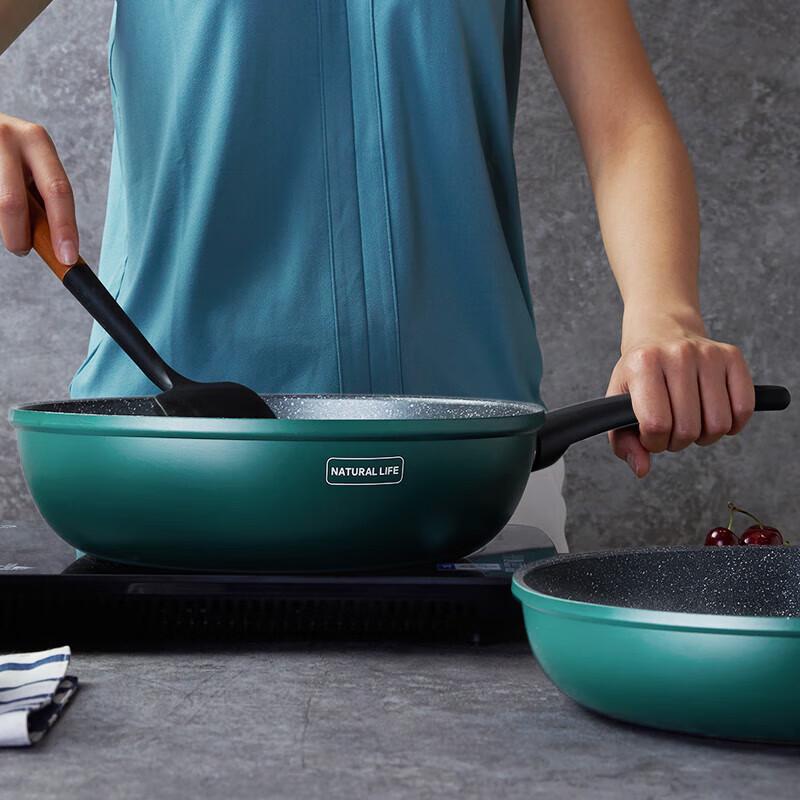 ASD Crystal Stone Maifan Non-stick Wok