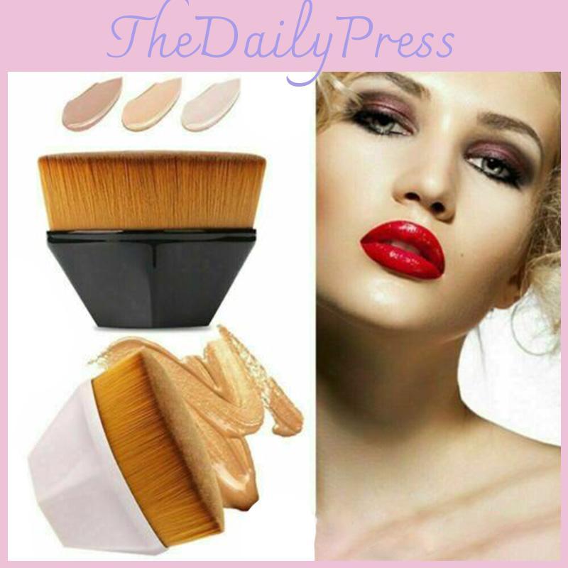 Flawless Wand Foundation Brush With High Density Fine Fiber For Seamless Makeup Application