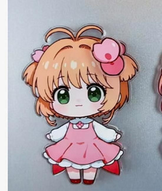 

Магнит на холодильник Cardcaptor Sakura Вращающаяся Q-версия - Милый подарок для домашнего декора