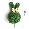 Easter Bunny Topiary Tree Artificial Green Rabbit Plant Garden Stake Outdoor Yard Patio Party Home Decoration Spring Festival