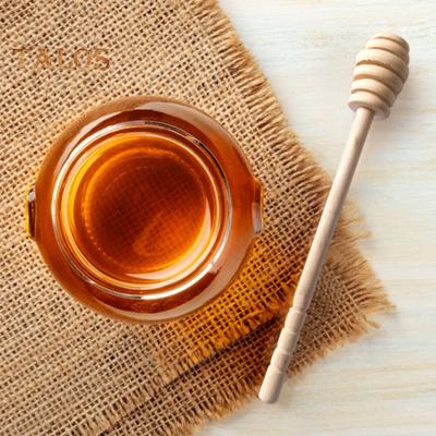 2/4 Stück Holzrührer zum Mischen von Honig, wiederverwendbare Honigschöpfstäbe, Honigkammstäbe, Honiglöffel, gratfreies Honigrührwerkzeug für Honigsirup und Marmelade