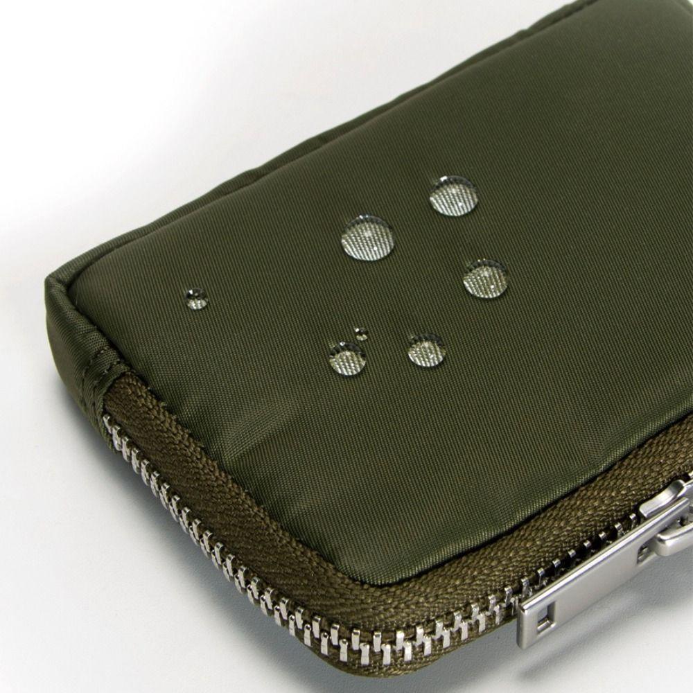 RFID Anti-theft Men Wallet Portable Mini Earbuds Storage Bag Nylon Coin Purse  Earphone Bag