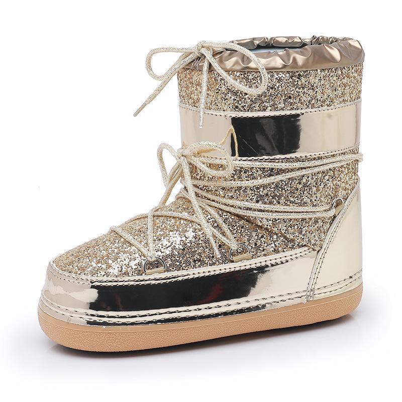 European And American Winter Space Boots