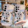 Phone Case: 2D Flat Samsung Galaxy A34 A35 S20 S22 S21 FE Plus Ultra Protective Case, Little Panda In a Puffer Jacket, Christmas and Halloween Gift