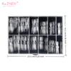 150Pcs French Dual Forms 2In1 Nail Molds With Scale Double-ended Full Cover Nail Extension Building Gel Mold Nail Forms Nail Art