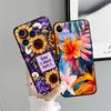 Funda Handyhülle Case für Apple iPhone 17 Pro Max 16 14 Air XR XS MAX 12 11 15 Pro 7 8 13 Cartoon Sonnenblume Gras