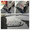 Real Carbon Fiber Racing Car Quick Release Bonnet Lock Hood Pins Latch No Key Locking Kit