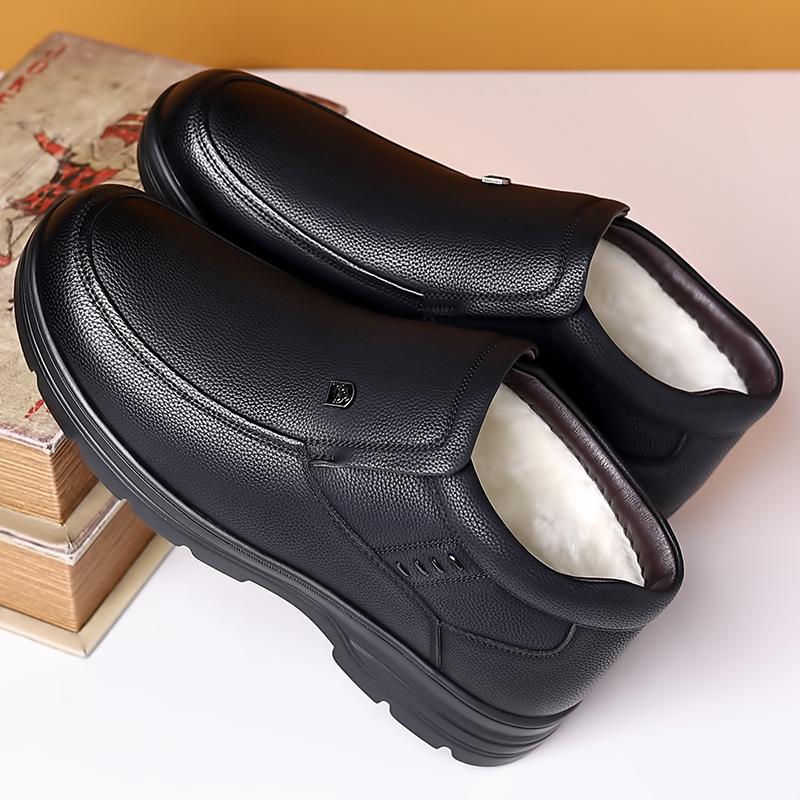 Мужские ботинки slip on fashion высококачественные ботильоны деловые мужские повседневные — фото 6