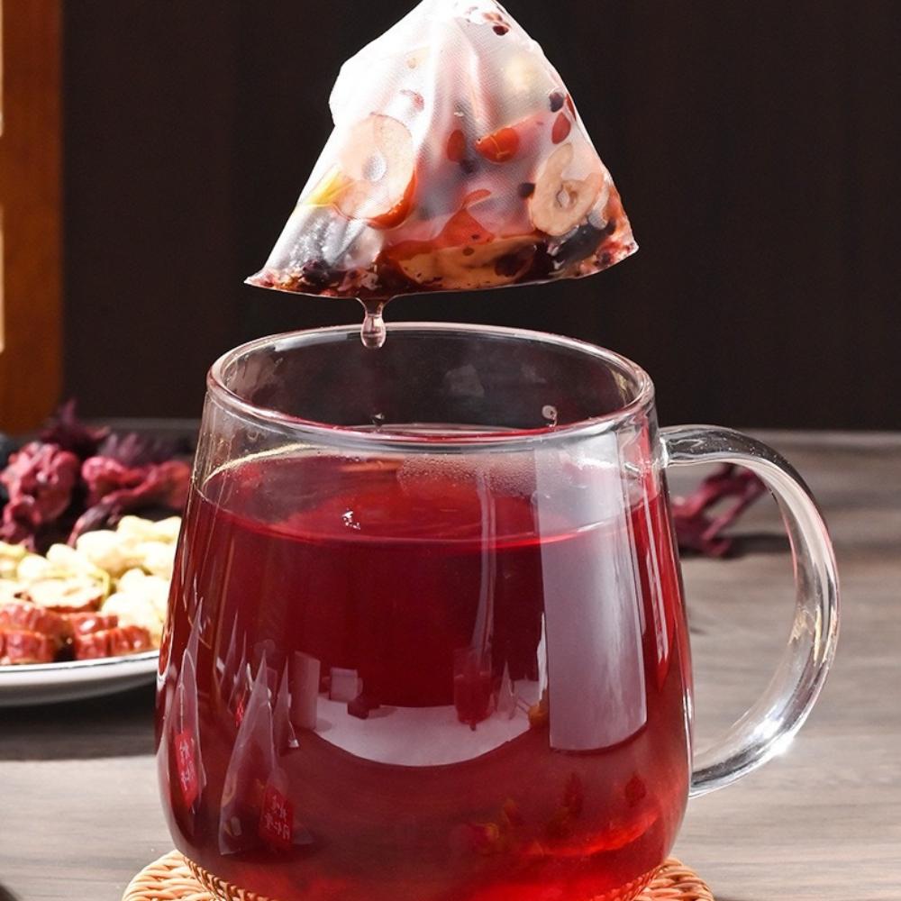 Beijing TongRenTang Rose Roselle Tea Chá Vermelho Tâmara Amora Jasmim Chá da Saúde