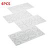 Cake Decorating Stencil Reusable Plastic Templates for Fondant Buttercream Royal Icing Wedding Birthday Cake Decoration Tools