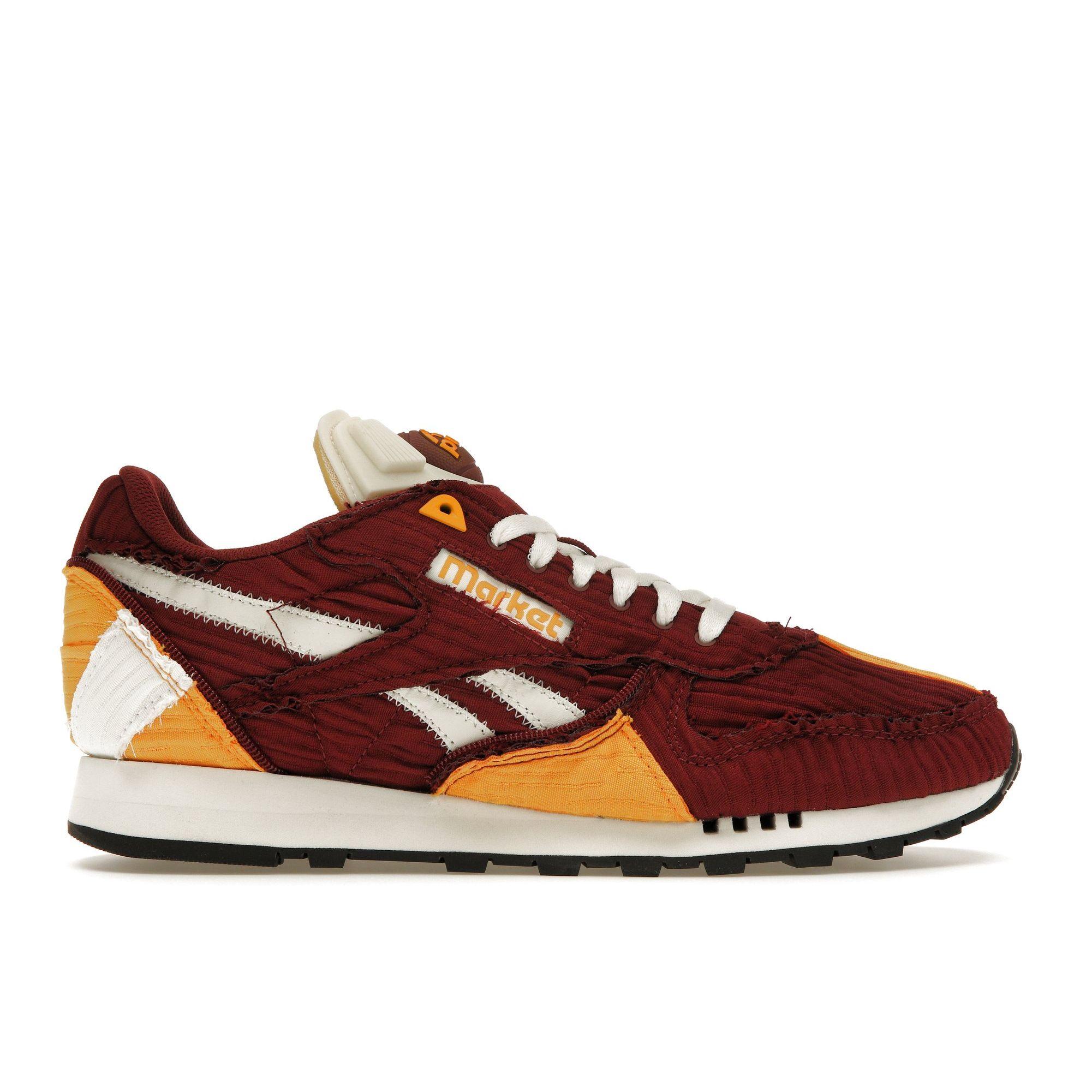 

Reebok Market Classic Leather Pump Men s Classic Burgundy Collegiate Gold Chalk 100069829 EU 40.5
