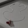 Gothic Snake Wrapped Heart Necklace for Women Dark Halloween Statement Pendant Necklace Romance Jewelry Gifts