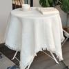 Nordic Waffle Weave Tablecloth With Thick Cotton Fabric For Home Dining Decor