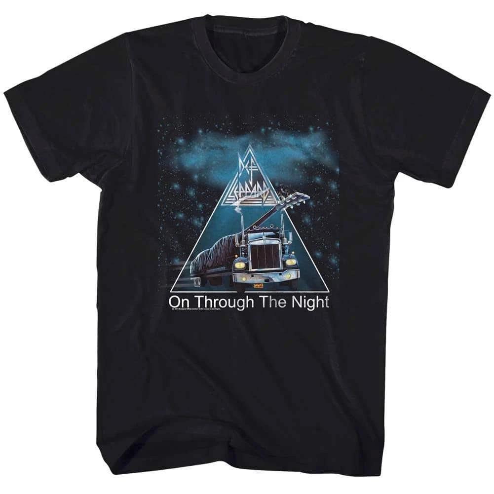 Def Leppard On Through The Night Album Men s T Shirt XL