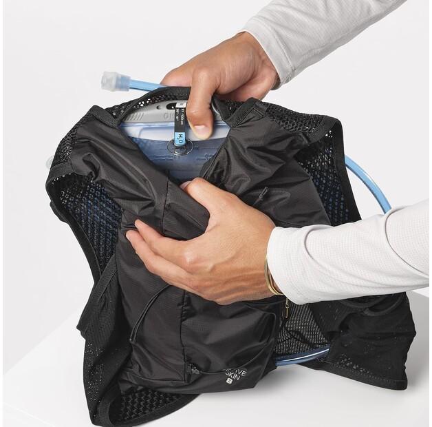 Рюкзак Salomon Active Skin 8 Set black/metal (LC2177800)