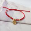Chinese Style Lucky Red Rope New Year Fortune Bracelet Cute Snake Year Bracelet  Women