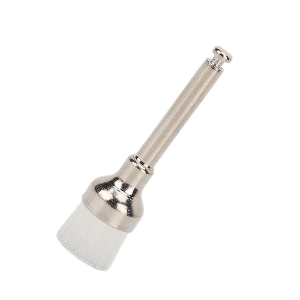 100pcs Dental Polishing Brush Disposable Teeth Polishing Brush Accessory for Dental Hospital Clinics Transparent