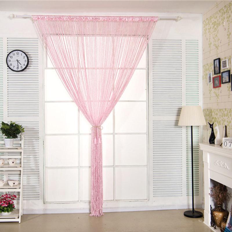 Spiral String Curtain Hanging Decorative Door Curtain Divider For Wedding Party Restaurant Home