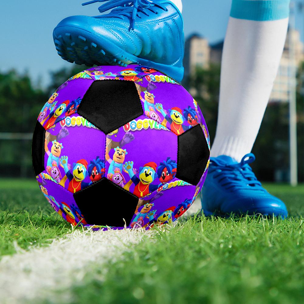 Doggyland Theme Size 5 Soccer Ball, Suitable for Both Indoor and Outdoor Matches, a Gift Suitable for Everyone.