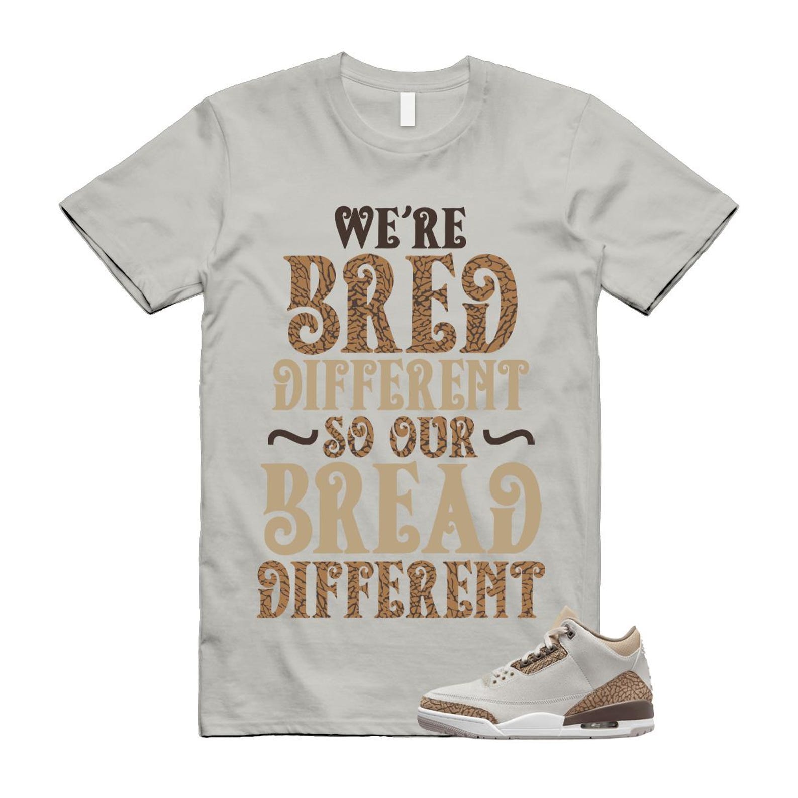 3 Palomino Light Orewood Brown British Tan T Shirt Match BREAD S