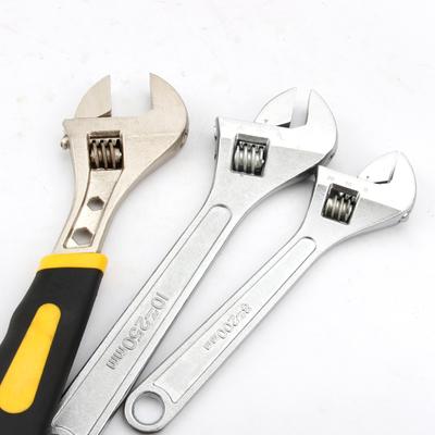 Free Shipping Large Opening Adjustable Spanner Monkey Wrench Adjustable Angle Slide Wrench 6-8-10-12-15 Inch Household Tools