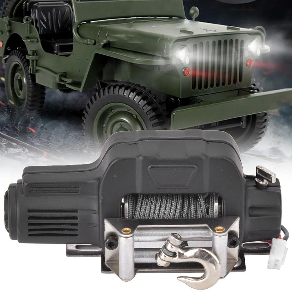 Single Motor Winch with Control Upgrade Accessories for 110 RC Crawler Car