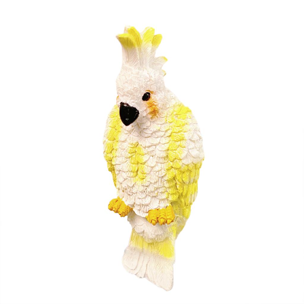 Parrot Figurines Aquarium Ornaments Fun Simulation Parrot DIY Landscaping Decorations Fish Tank Accessories