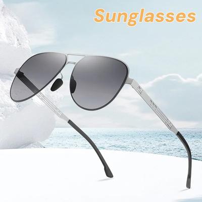 Occhiali da Sole da Guidatore per Uomo Adulto Nuova Moda Elegante Moda Premium Alta Qualità Design Lusso Premium Montatura in Lega Metallica