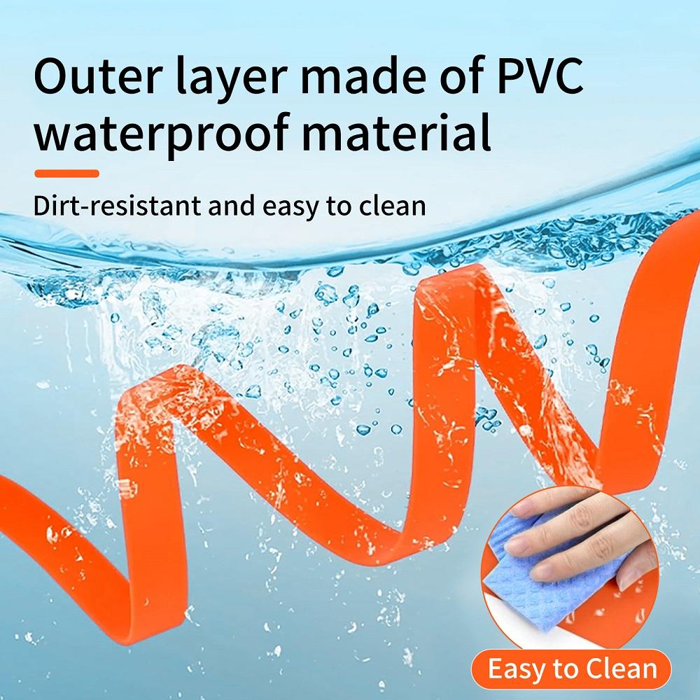 Waterproof Dog Leash, 3M/5M/10M/15M/20M/30M Dog Walking Leash for Outside, Durable PVC Long Line Tracking Lead with Padded Hand